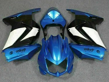 Azul Branco Preto Ninja Abs Moto Plásticos Kawasaki EX250 08-12