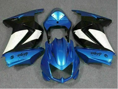 Azul Branco Preto Ninja Abs Moto Plásticos Kawasaki EX250 08-12