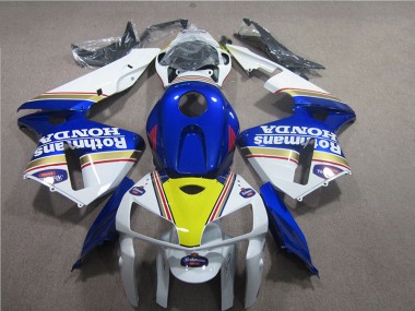 Azul Branco Rothmans Carenagem Moto Honda CBR 600RR 05-06