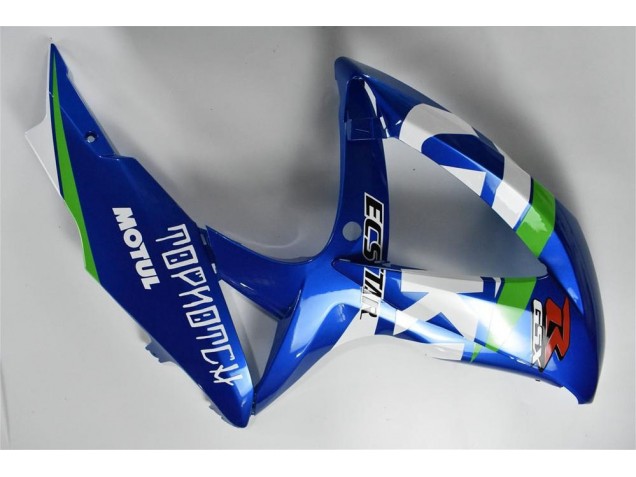 Azul Branco Verde Carenagem Moto Suzuki GSXR 600 / 750 K8 08-10 Azul Branco Verde Carenagem Moto Suzuki GSXR 600 / 750 K8 08-10