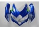 Azul Branco Verde Carenagem Moto Suzuki GSXR 600 / 750 K8 08-10 Azul Branco Verde Carenagem Moto Suzuki GSXR 600 / 750 K8 08-10