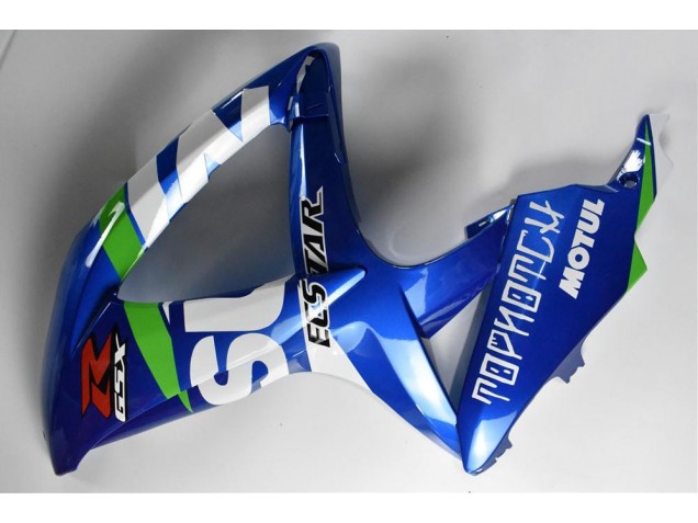 Azul Branco Verde Carenagem Moto Suzuki GSXR 600 / 750 K8 08-10 Azul Branco Verde Carenagem Moto Suzuki GSXR 600 / 750 K8 08-10