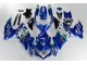 Azul Branco Verde Carenagem Moto Suzuki GSXR 600 / 750 K8 08-10 Azul Branco Verde Carenagem Moto Suzuki GSXR 600 / 750 K8 08-10