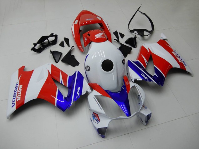 Azul Branco Vermelho Carenagem Moto Honda VFR 800 02-13 Azul Branco Vermelho Carenagem Moto Honda VFR 800 02-13