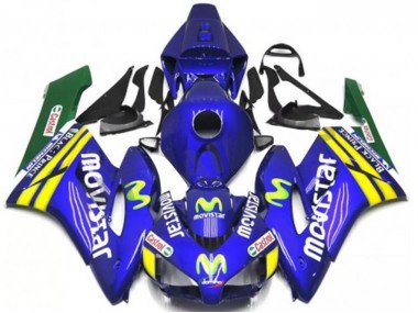 Azul Carenagem Moto Honda CBR 1000RR 04-05