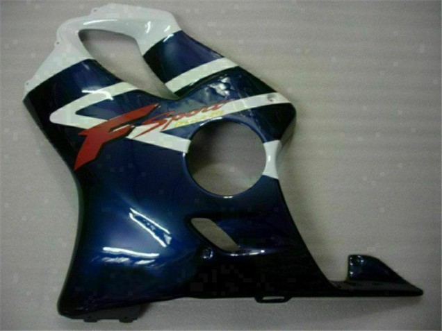 Azul Carenagem Moto Honda CBR 600 F4i 01-03