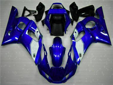 Azul Carenagem Moto & Plástico Moto Yamaha R6 98-02