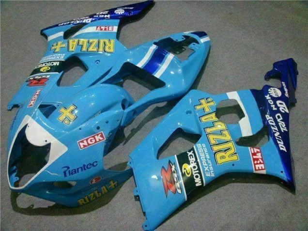 Azul Carenagem Moto Suzuki GSXR 1000 K3 03-04