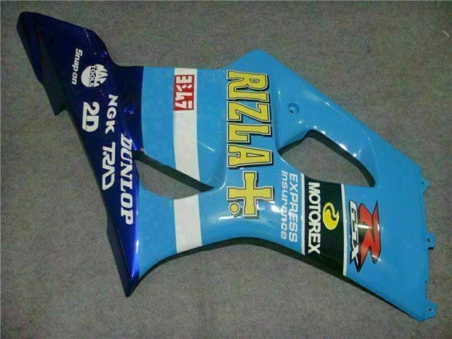 Azul Carenagem Moto Suzuki GSXR 1000 K3 03-04