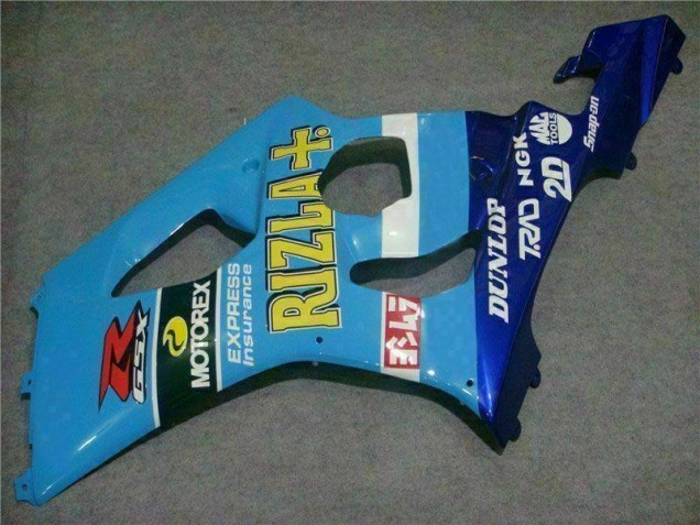 Azul Carenagem Moto Suzuki GSXR 1000 K3 03-04