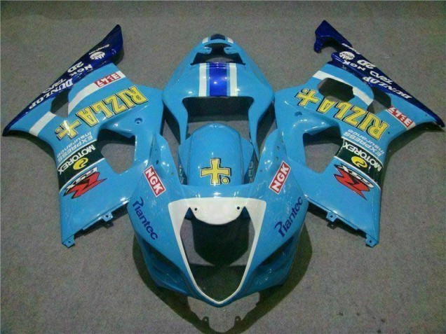 Azul Carenagem Moto Suzuki GSXR 1000 K3 03-04
