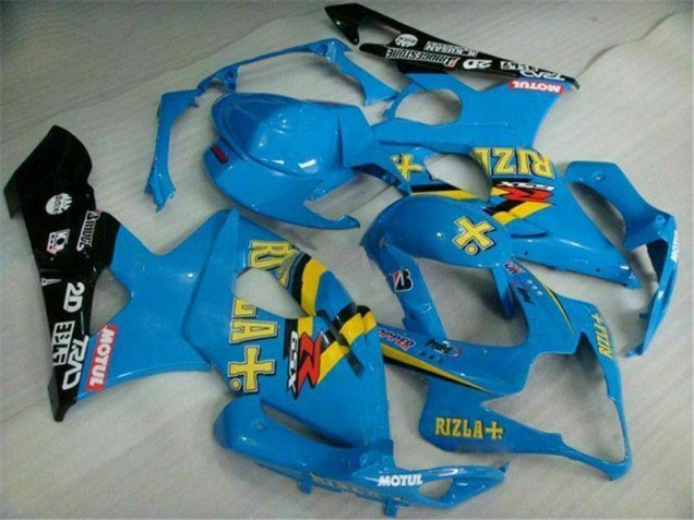 Azul Carenagem Moto Suzuki GSXR 1000 K5 05-06 Azul Carenagem Moto Suzuki GSXR 1000 K5 05-06