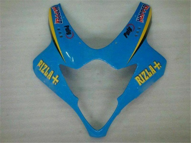 Azul Carenagem Moto Suzuki GSXR 1000 K5 05-06 Azul Carenagem Moto Suzuki GSXR 1000 K5 05-06