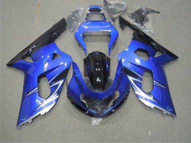 Azul Carenagem Moto Suzuki GSXR 600 K1 K2 K3 01-03
