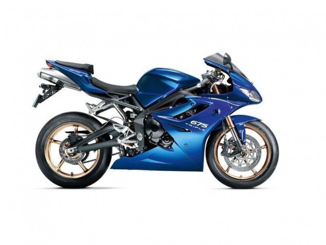 Azul Carenagem Moto Triumph Daytona 675 Triple 06-08