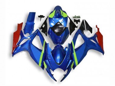Azul Carenagem & Plástico Moto Suzuki GSXR 600 / 750 K6 06-07