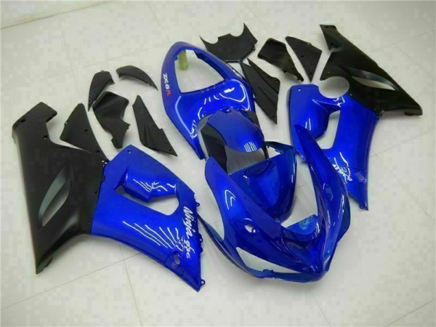 Azul Carroçaria Moto Kawasaki ZX6R 05-06 Azul Carroçaria Moto Kawasaki ZX6R 05-06