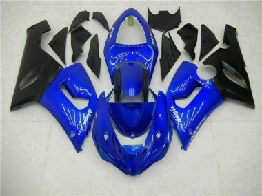 Azul Carroçaria Moto Kawasaki ZX6R 05-06