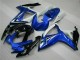 Azul Carroçaria Moto Suzuki GSXR 600 / 750 K6 06-07 Azul Carroçaria Moto Suzuki GSXR 600 / 750 K6 06-07