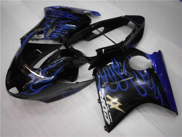 Azul Chama Carenagem Moto Honda CBR 1100 XX 96-07 Azul Chama Carenagem Moto Honda CBR 1100 XX 96-07