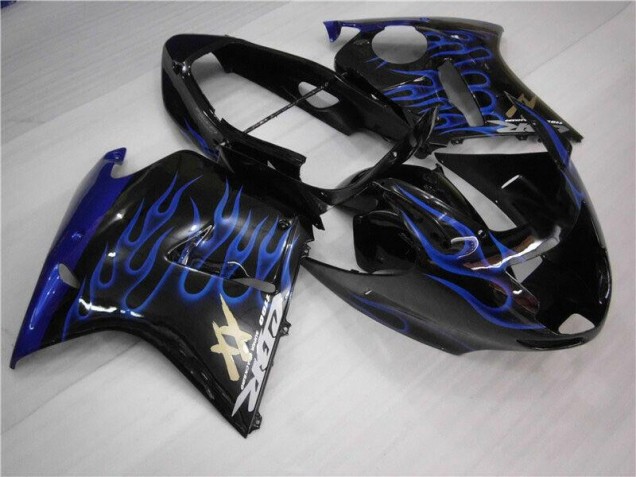 Azul Chama Carenagem Moto Honda CBR 1100 XX 96-07 Azul Chama Carenagem Moto Honda CBR 1100 XX 96-07