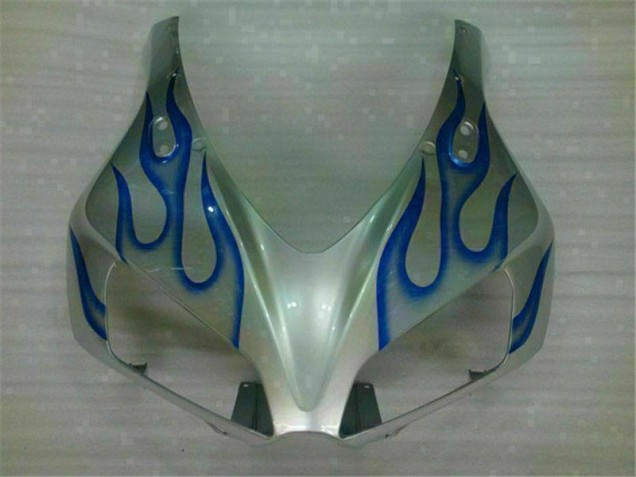 Azul Chama Prata Carenagem Moto Honda CBR 1000RR 06-07
