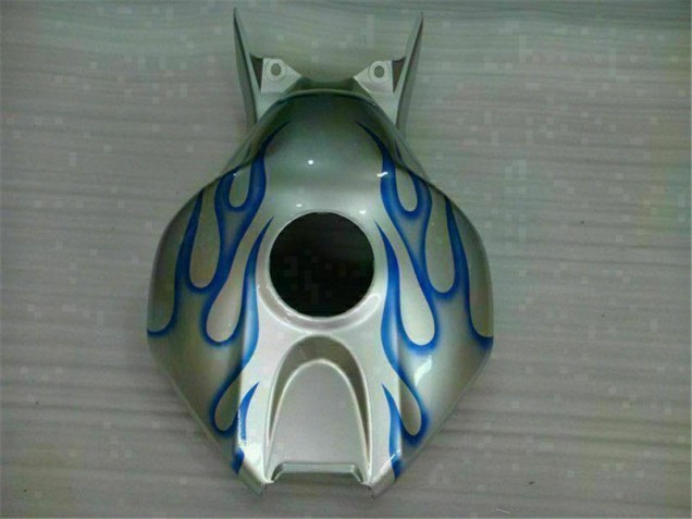 Azul Chama Prata Carenagem Moto Honda CBR 1000RR 06-07