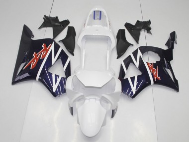 Azul Escuro Branco Carenagem Moto Honda CBR 900RR 954 02-03
