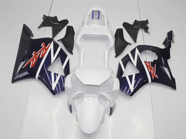Azul Escuro Branco Carenagem Moto Honda CBR 900RR 954 02-03 Azul Escuro Branco Carenagem Moto Honda CBR 900RR 954 02-03