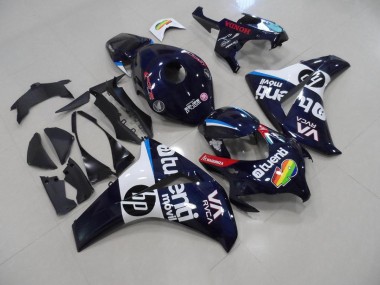 Azul Escuro HP Carenagem Moto Honda CBR 1000RR 08-11