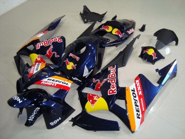 Azul Escuro Red Bull Repsol Carenagem Moto Honda CBR 600RR 05-06