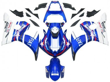 Azul Estrela Fiat Carenagem Moto Yamaha R6 03-05