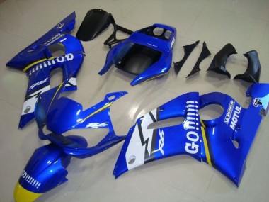 Azul Go Motul Carenagem Moto Yamaha R6 98-02