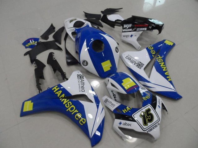Azul Hannspree Carenagem Moto Honda CBR 1000RR 08-11 Azul Hannspree Carenagem Moto Honda CBR 1000RR 08-11