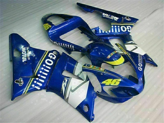 Azul Injeção Kit Carenagem Yamaha R1 00-01 Azul Injeção Kit Carenagem Yamaha R1 00-01