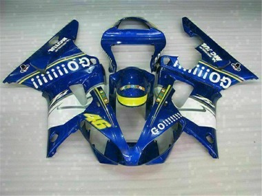 Azul Injeção Kit Carenagem Yamaha R1 00-01