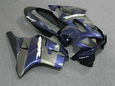 Azul Kit Carenagem Moto Honda CBR 600 F4i 04-07