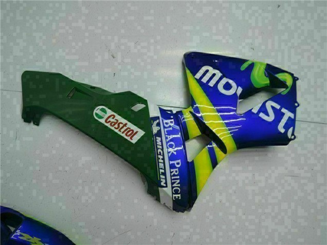 Azul Kit Carenagem Moto Honda CBR 600RR 05-06 Azul Kit Carenagem Moto Honda CBR 600RR 05-06