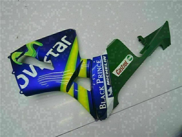 Azul Kit Carenagem Moto Honda CBR 600RR 05-06 Azul Kit Carenagem Moto Honda CBR 600RR 05-06