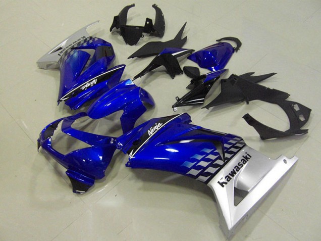 Azul Kit Carenagem Moto Kawasaki ZX 250R 08-12 Azul Kit Carenagem Moto Kawasaki ZX 250R 08-12