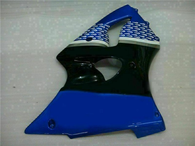 Azul Kit Carenagem Moto Kawasaki ZX6R 00-02