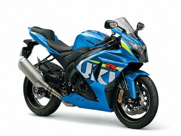 Azul Kit Carenagem Moto Suzuki GSXR 1000 K9 09-16 Azul Kit Carenagem Moto Suzuki GSXR 1000 K9 09-16