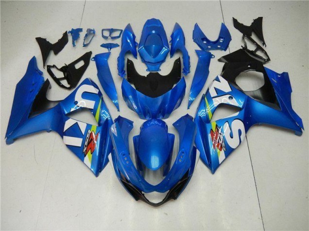 Azul Kit Carenagem Moto Suzuki GSXR 1000 K9 09-16 Azul Kit Carenagem Moto Suzuki GSXR 1000 K9 09-16