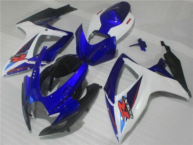 Azul Kit Carenagem Moto Suzuki GSXR 600 / 750 K6 06-07 Azul Kit Carenagem Moto Suzuki GSXR 600 / 750 K6 06-07