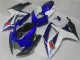 Azul Kit Carenagem Moto Suzuki GSXR 600 / 750 K6 06-07 Azul Kit Carenagem Moto Suzuki GSXR 600 / 750 K6 06-07