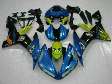 Azul Kit Carenagem Moto Yamaha R1 04-06