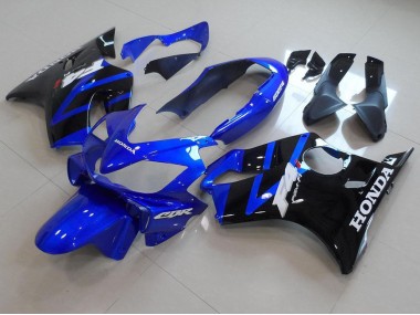 Azul Kit Completo Carenagem Moto Honda CBR 600 F4i 04-07