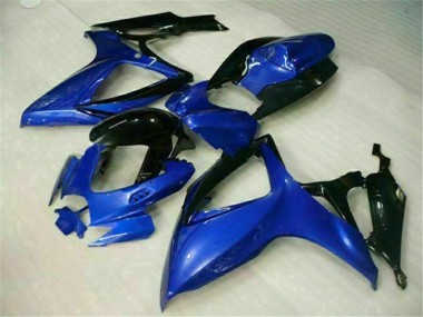 Azul Kit Completo Carenagem Moto Suzuki GSXR 600 / 750 K6 06-07