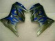Azul Kits Carenagem Moto Kawasaki EX250 08-12 Azul Kits Carenagem Moto Kawasaki EX250 08-12