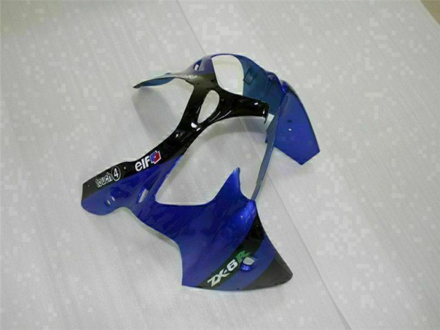 Azul Kits Carenagem Moto Kawasaki ZX6R 00-02